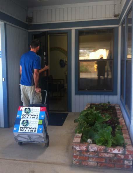 RPA delivers petitions to AWA